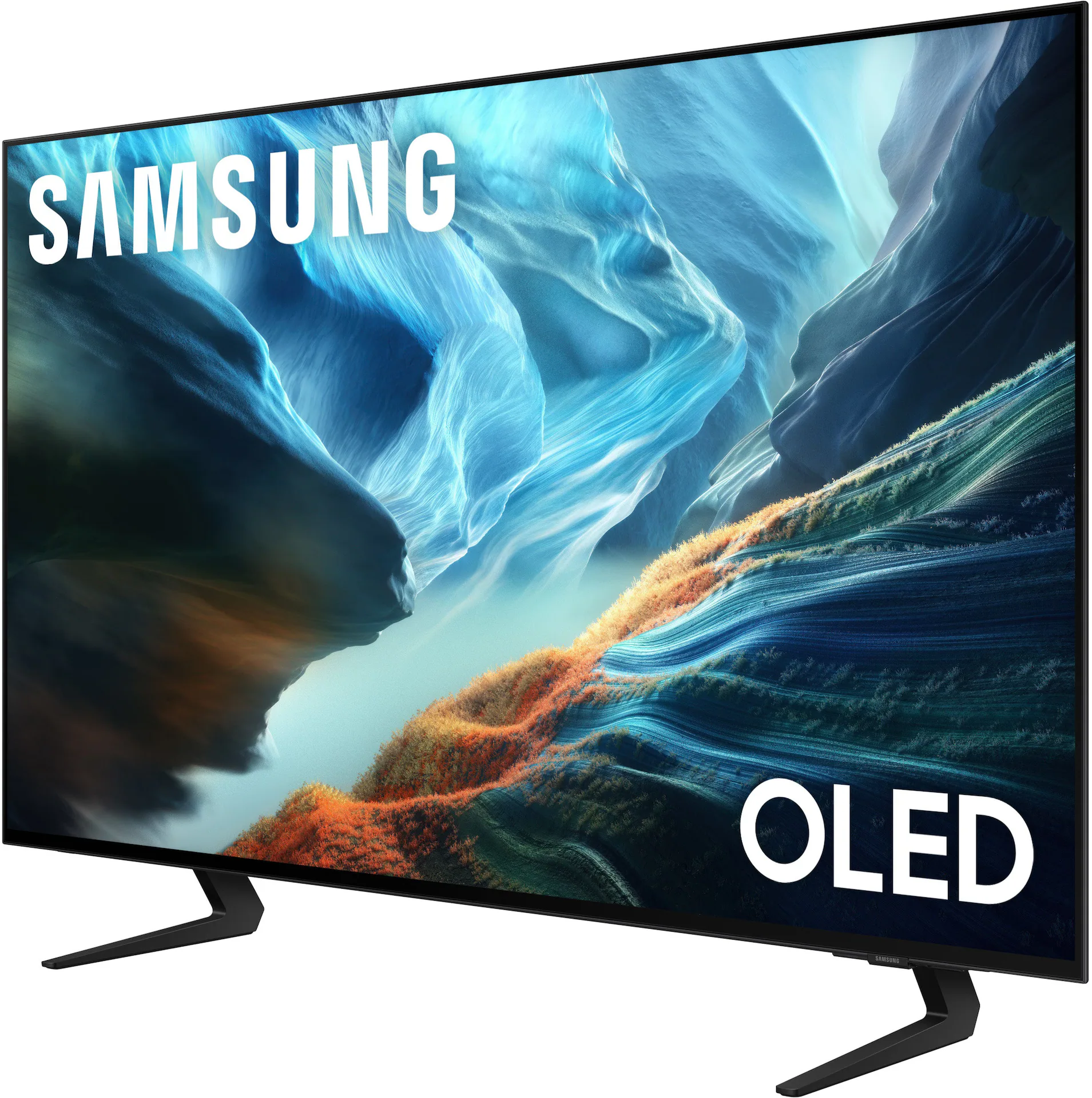 Samsung 42" Class S90H OLED 4K Glare-Free TV with Samsung VisionAI (2026) front and back view