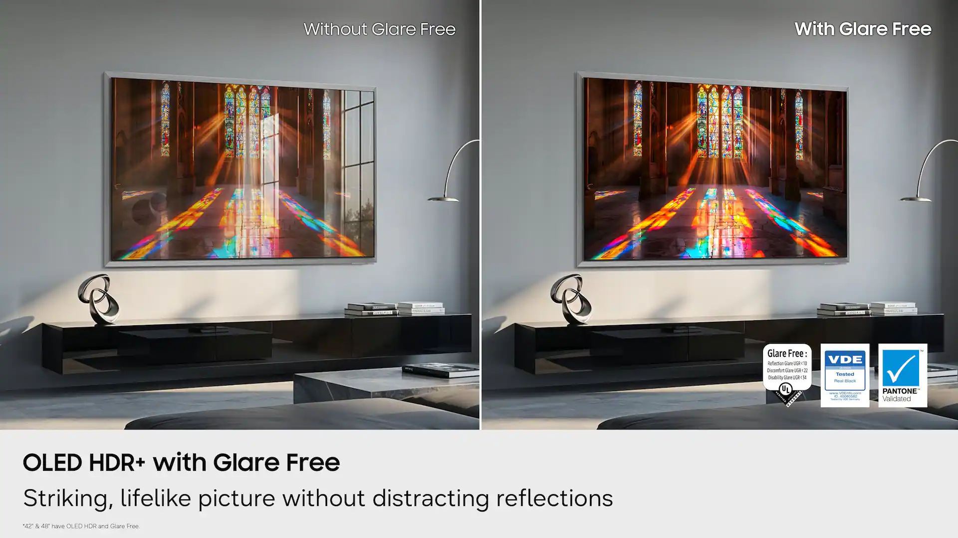 Samsung 42" Class S90H OLED 4K Glare-Free TV with Samsung VisionAI (2026) accessories and compatibility
