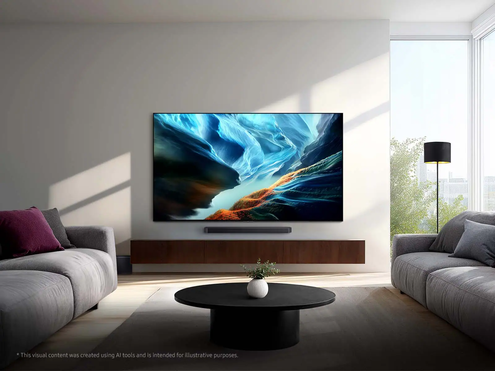 Samsung 42" Class S90H OLED 4K Glare-Free TV with Samsung VisionAI (2026) gallery view