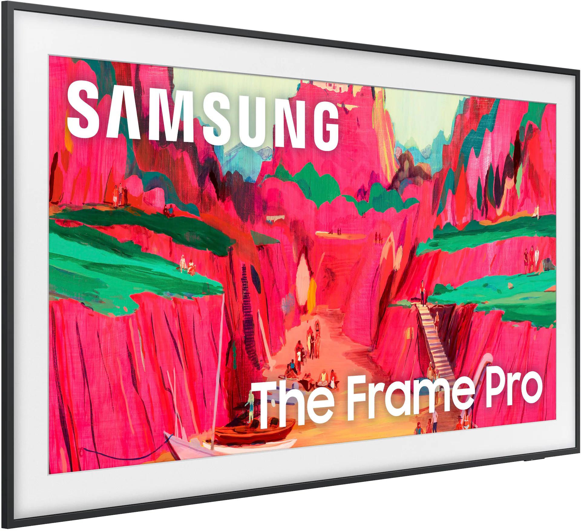 Samsung 65" Class 4K UHDTV (2160p) HDR Smart LED-LCD TV (QN65LS03FWF) front and back view