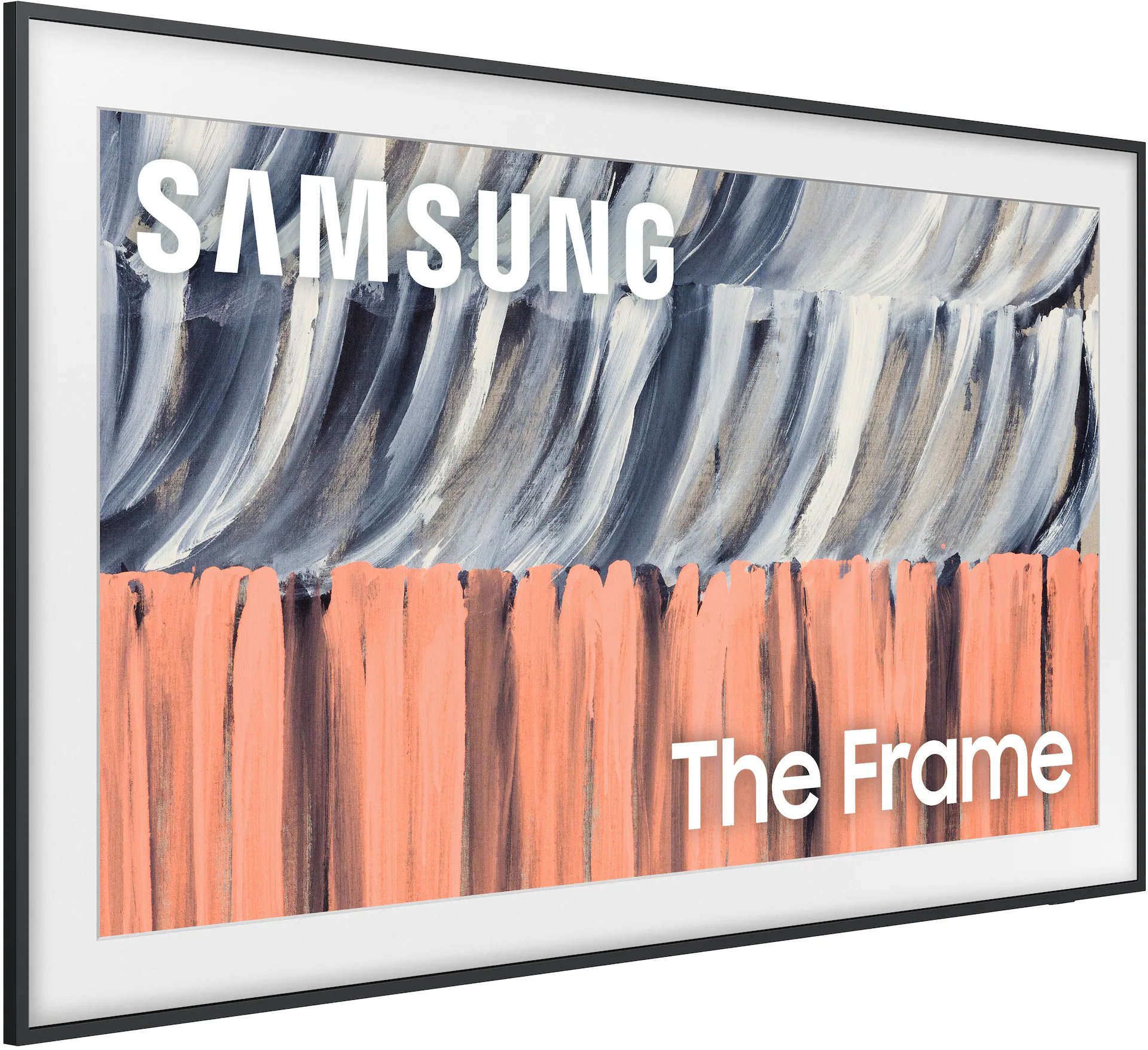 Samsung 65" Class The Frame Series LS03HE QLED 4K Samsung Vision AI Smart TV Smart Tizen TV 2026 - QN65LS03HEFXZA front and back view