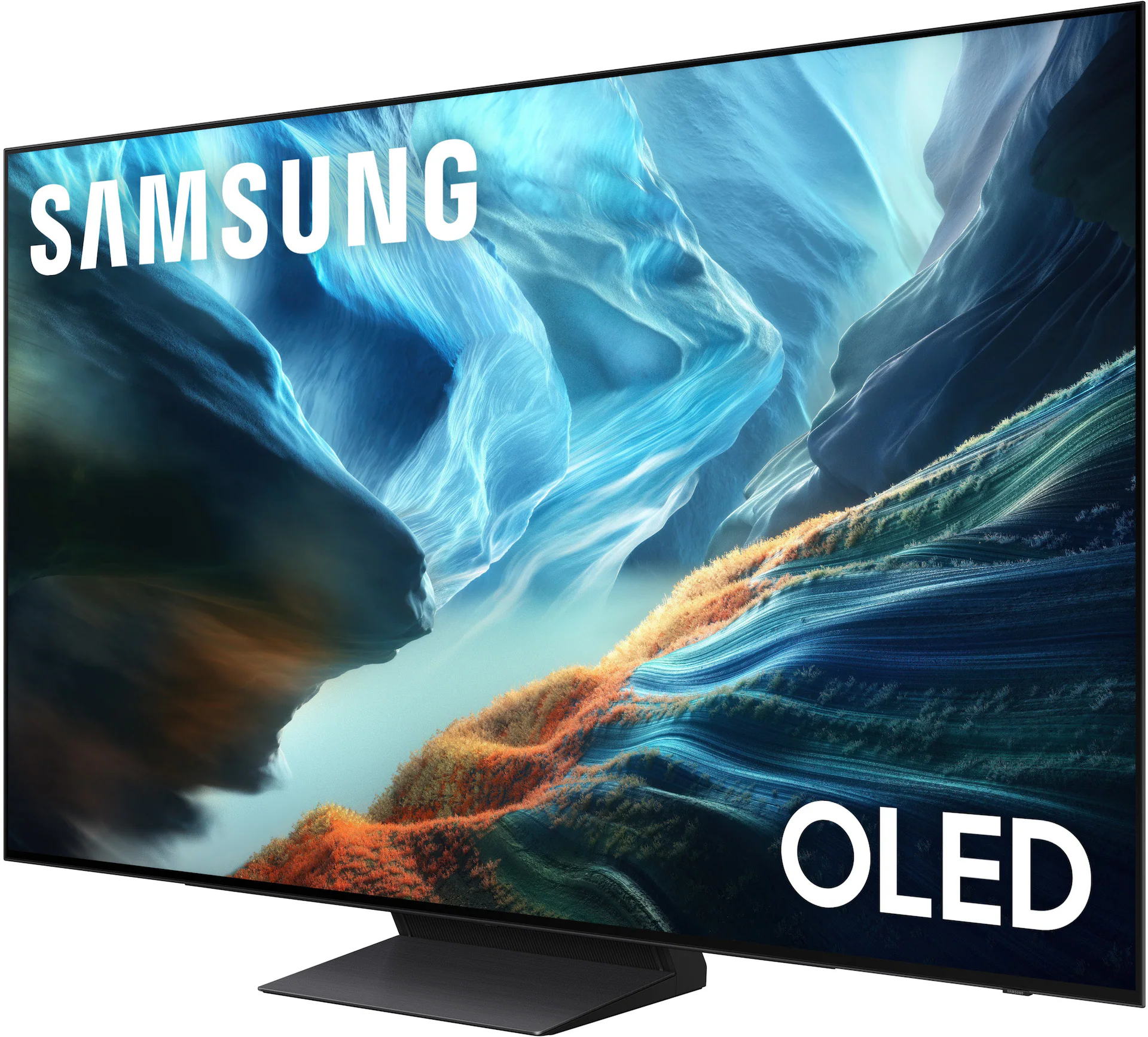 Samsung 65" Class S90H OLED 4K Glare-Free TV with Samsung VisionAI (2026) front and back view