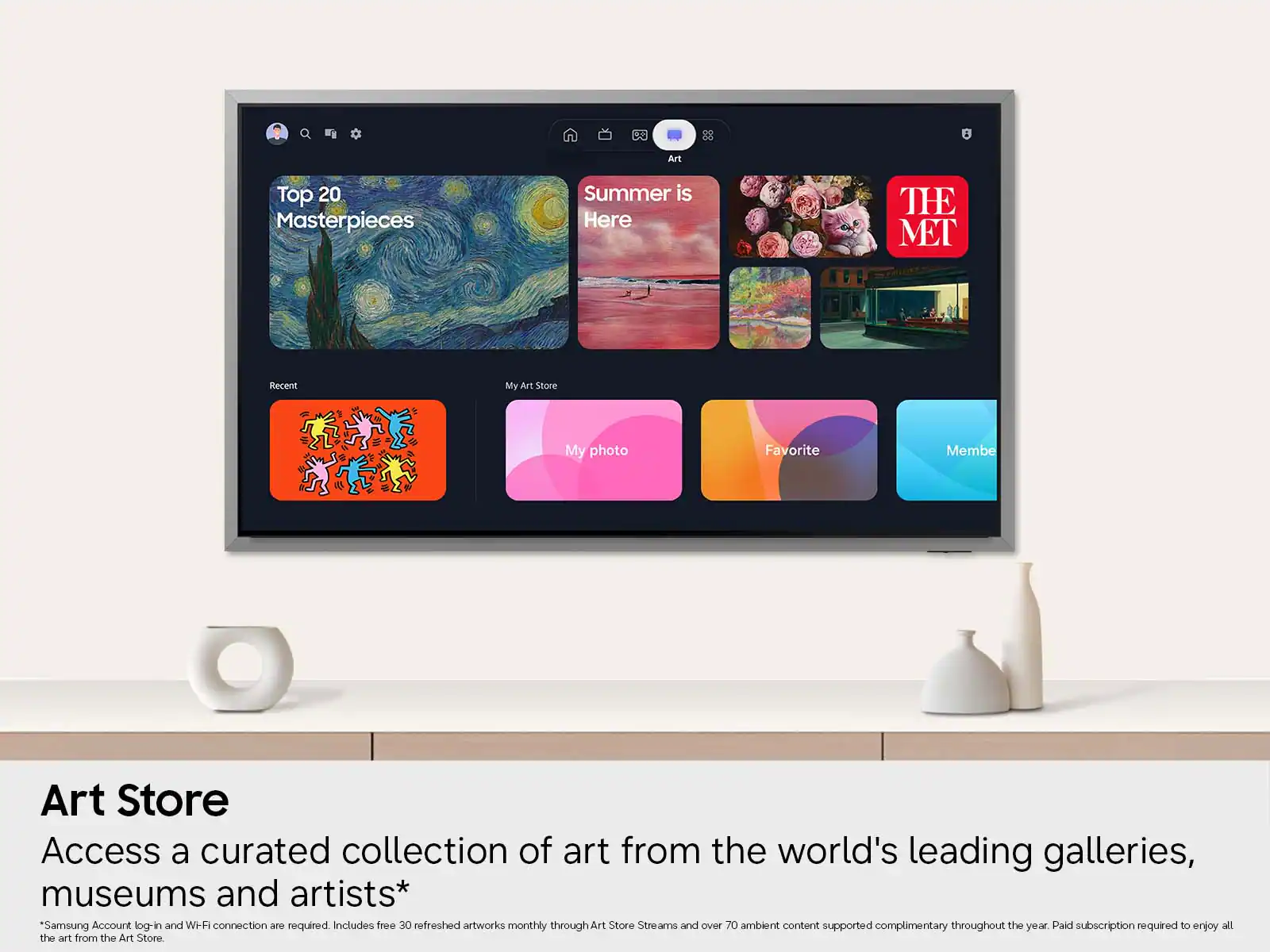 Samsung 77" Class S95H OLED 4K Glare-Free TV with Samsung VisionAI (2026) gallery view