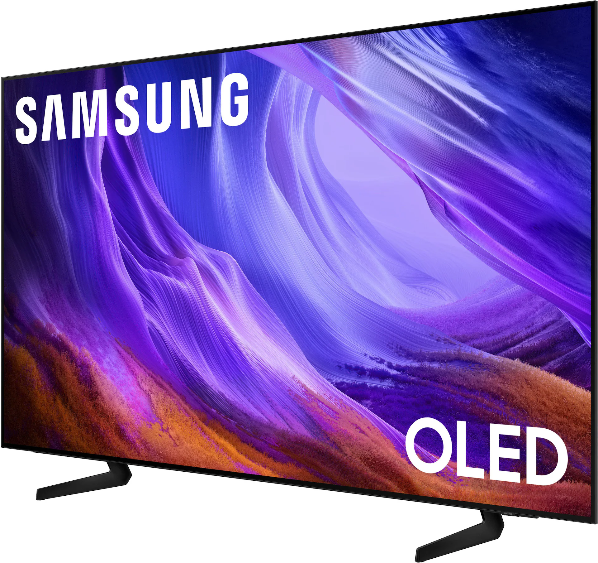 Samsung 83" Class S85H OLED 4K UHD Smart Vision AI Smart Tizen TV (2026) front and back view