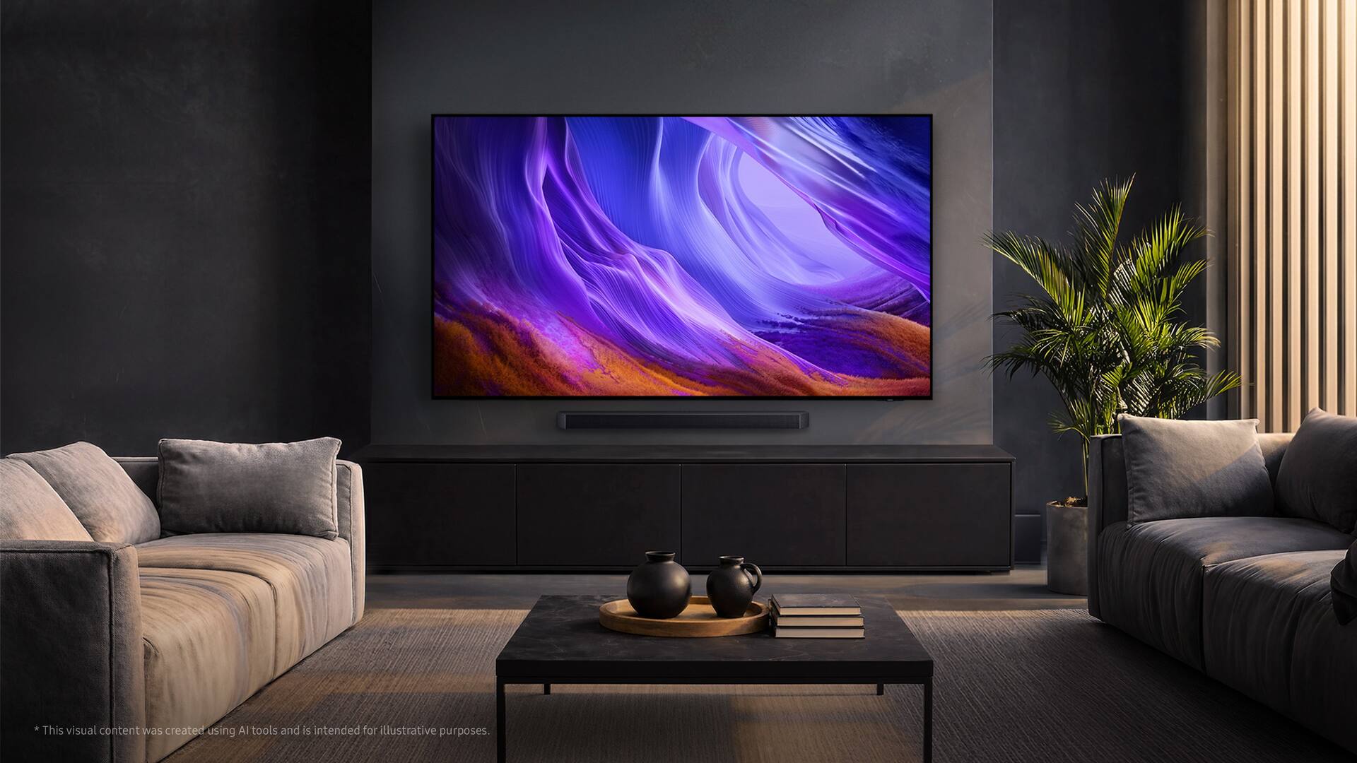 Samsung 83" Class S85H OLED 4K UHD Smart Vision AI Smart Tizen TV (2026) gallery view
