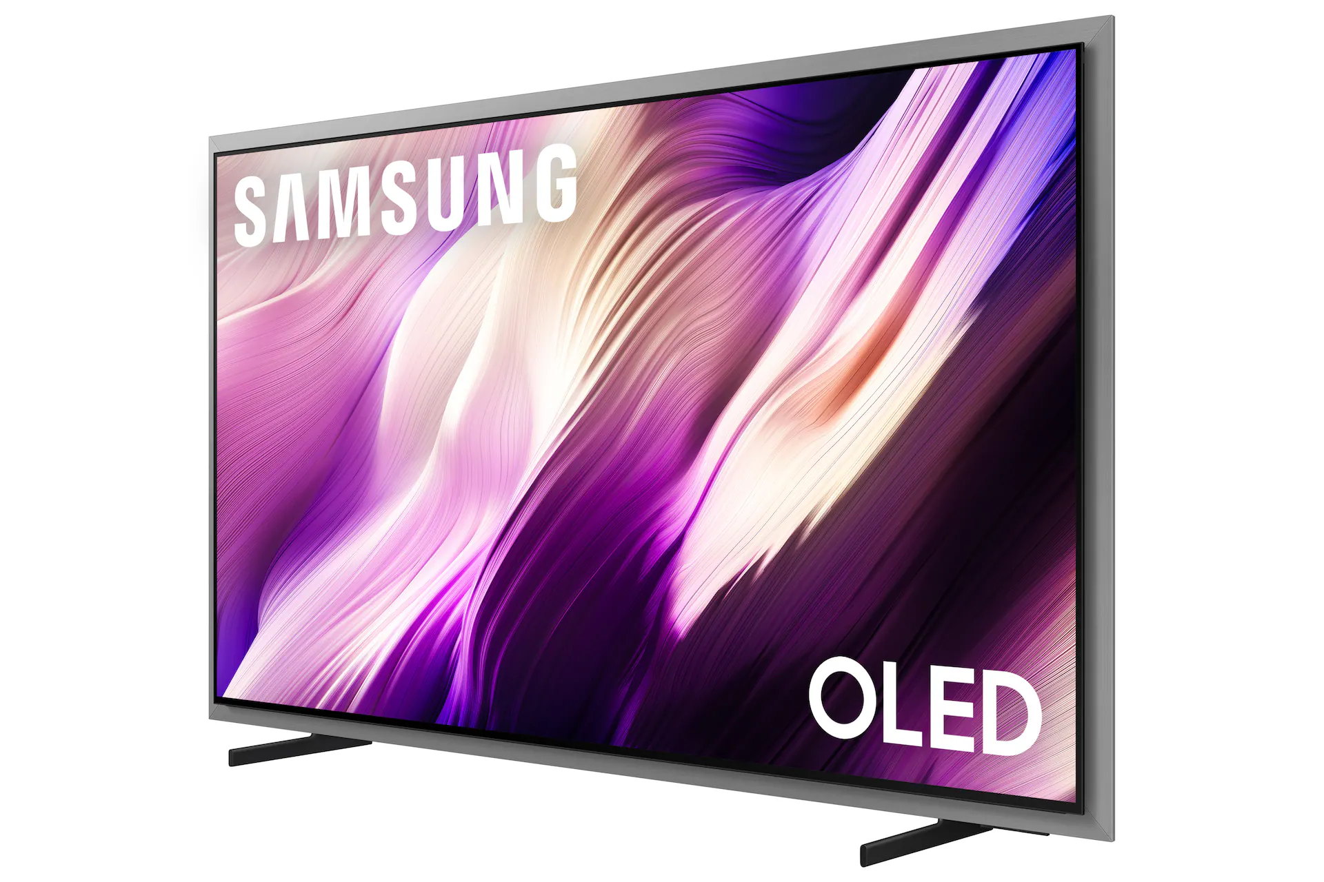 Samsung 83" Class S95F OLED 4K Glare-Free TV with Samsung VisionAI (2025) front and back view