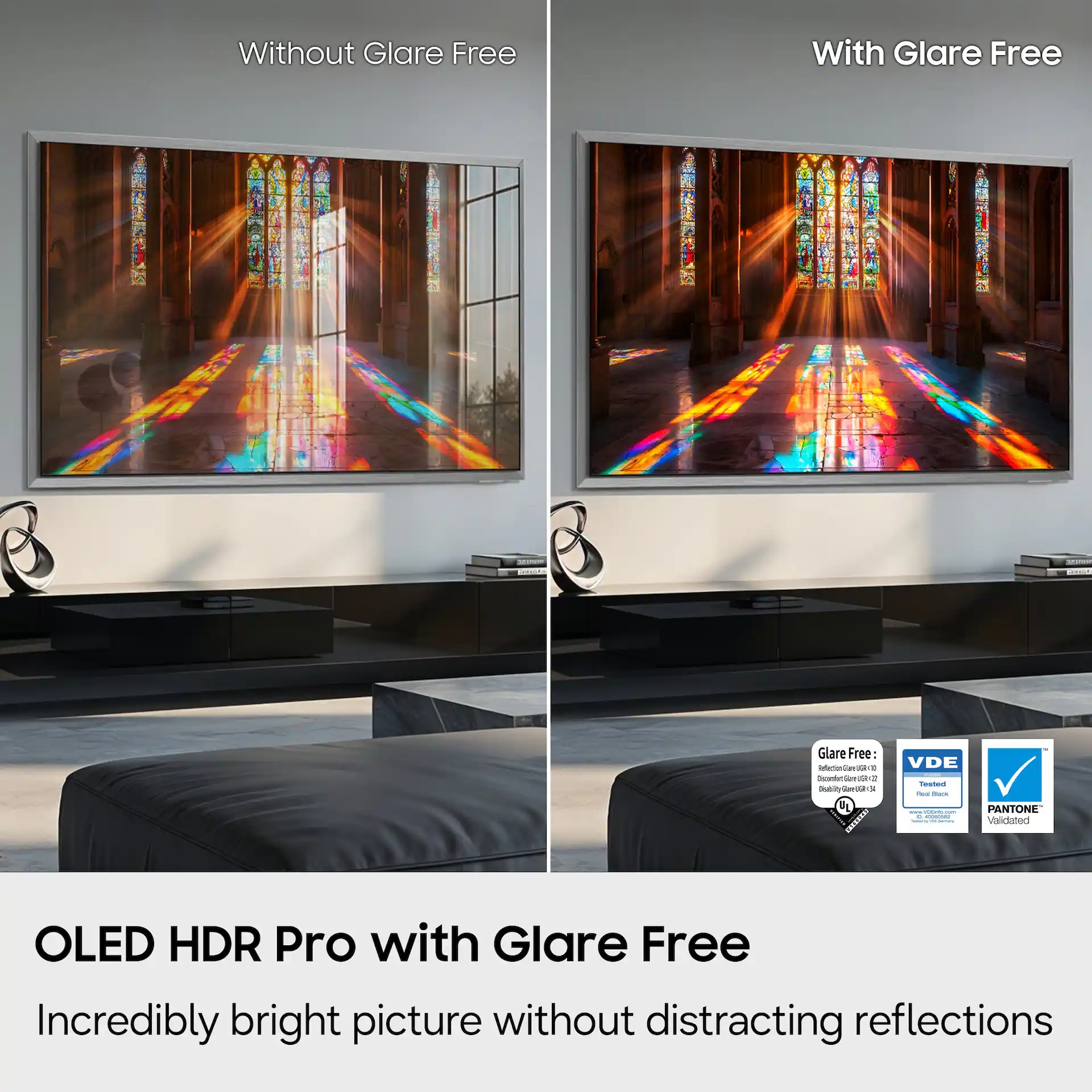 Samsung 83" Class S95F OLED 4K Glare-Free TV with Samsung VisionAI (2025) gallery view