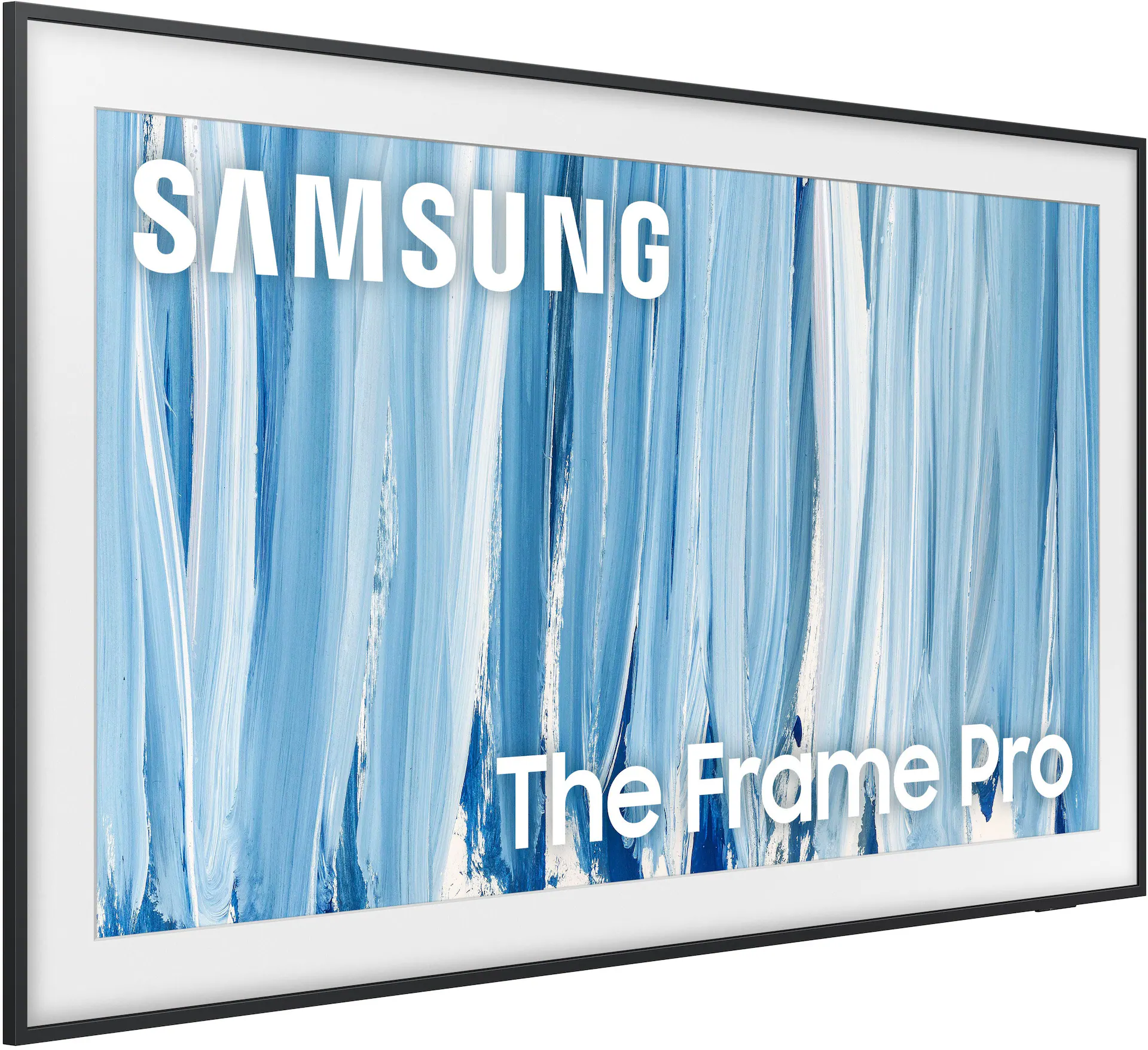 Samsung 85" Class LS03HW Series The Frame Pro 4K UHD Samsung Vision AI Smart Tizen TV (2026) front and back view