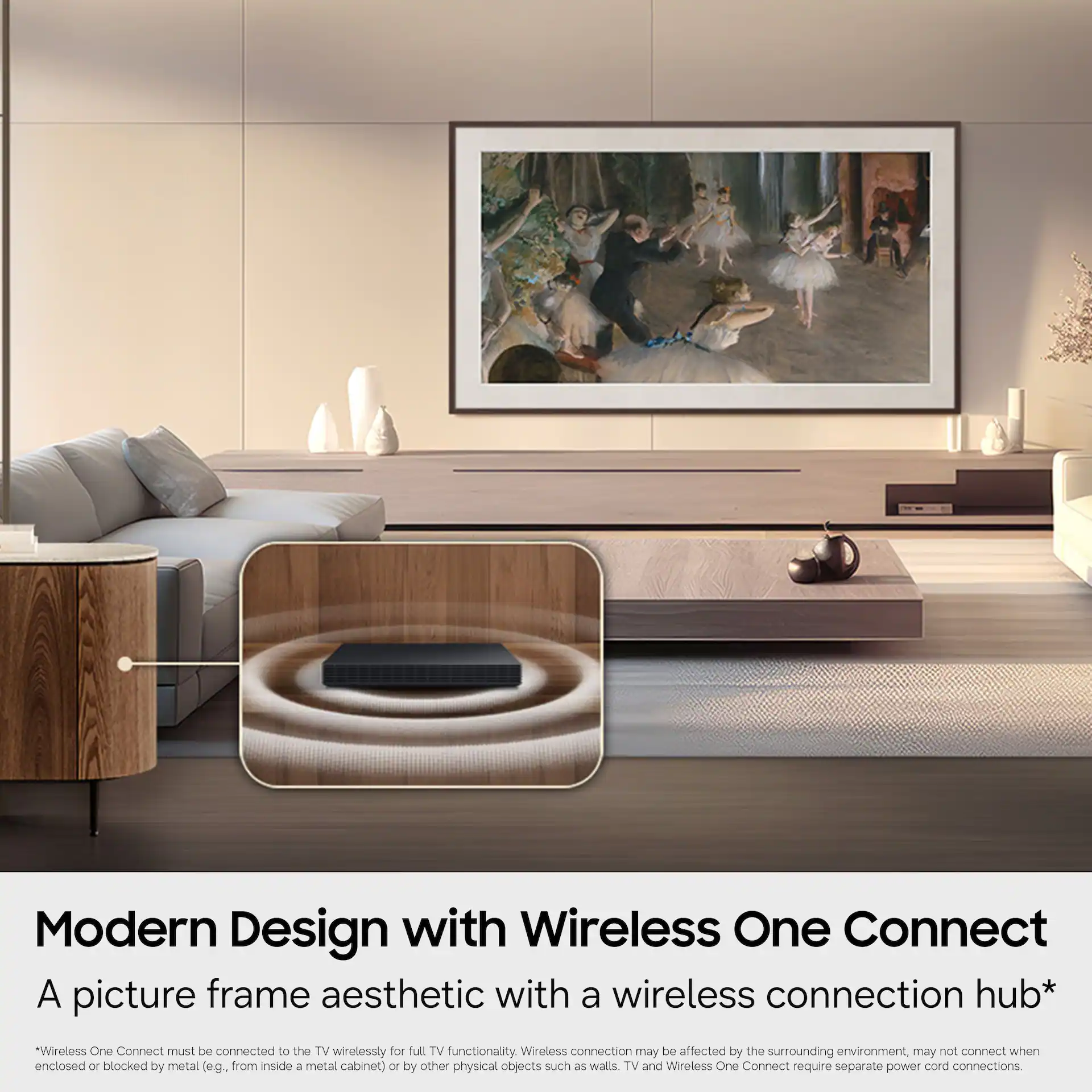 Samsung 85" Class LS03HW Series The Frame Pro 4K UHD Samsung Vision AI Smart Tizen TV (2026) gallery view