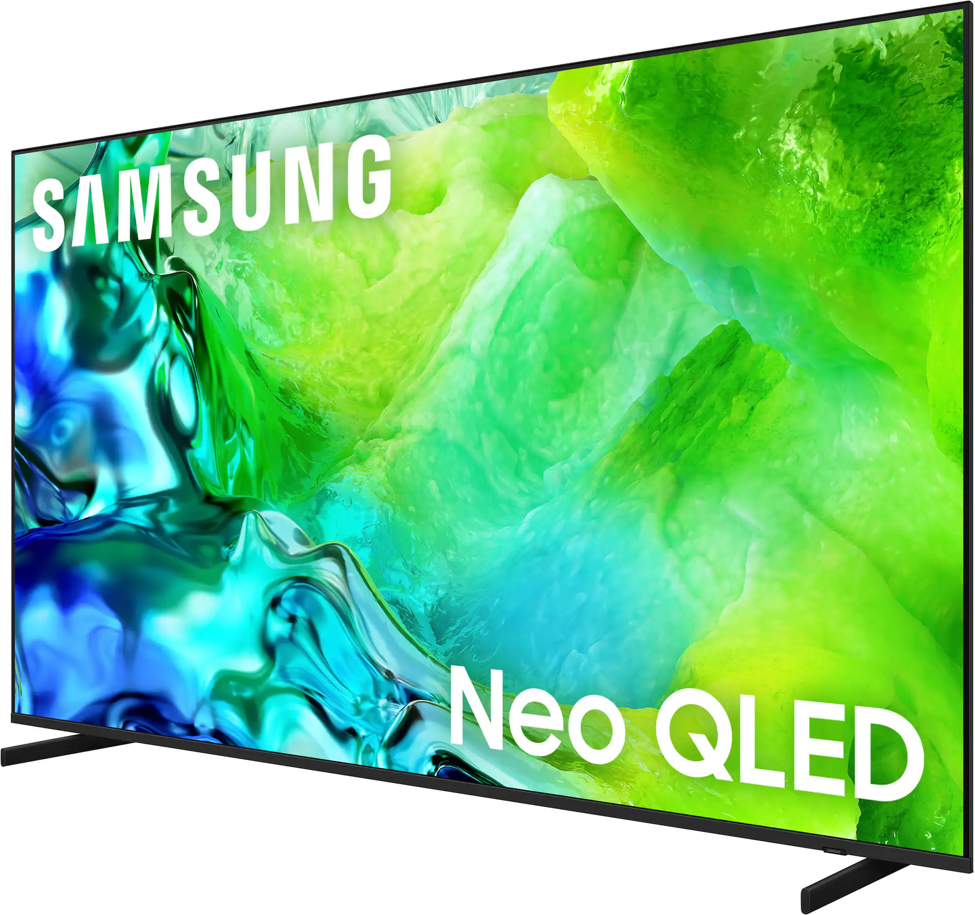Samsung 85" Class QN80H Series Neo QLED Mini LED 4K UHD Samsung Vision AI Smart Tizen TV (2026) front and back view