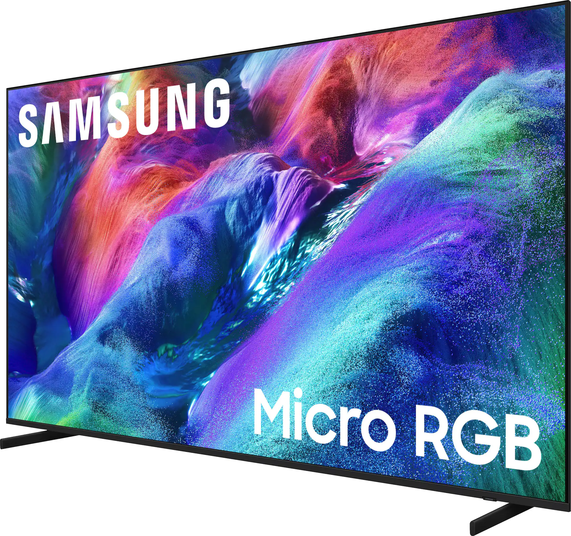 Samsung 85" Class R85H Series Micro RGB 4K UHD Samsung VisionAI Smart Tizen TV (2026) front and back view