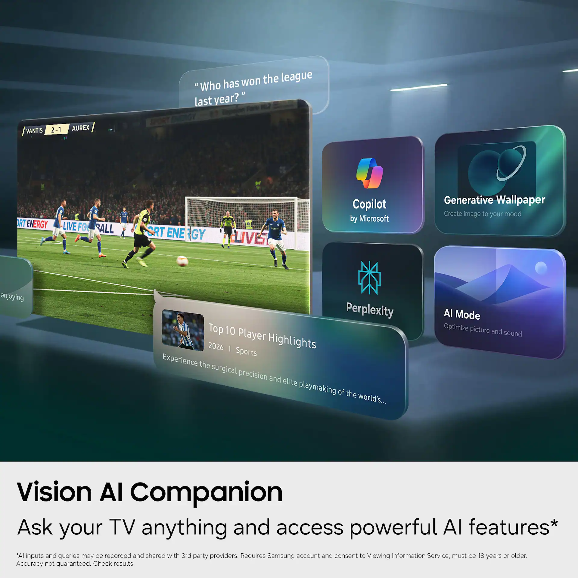 Samsung 85" Class R85H Series Micro RGB 4K UHD Samsung VisionAI Smart Tizen TV (2026) gallery view