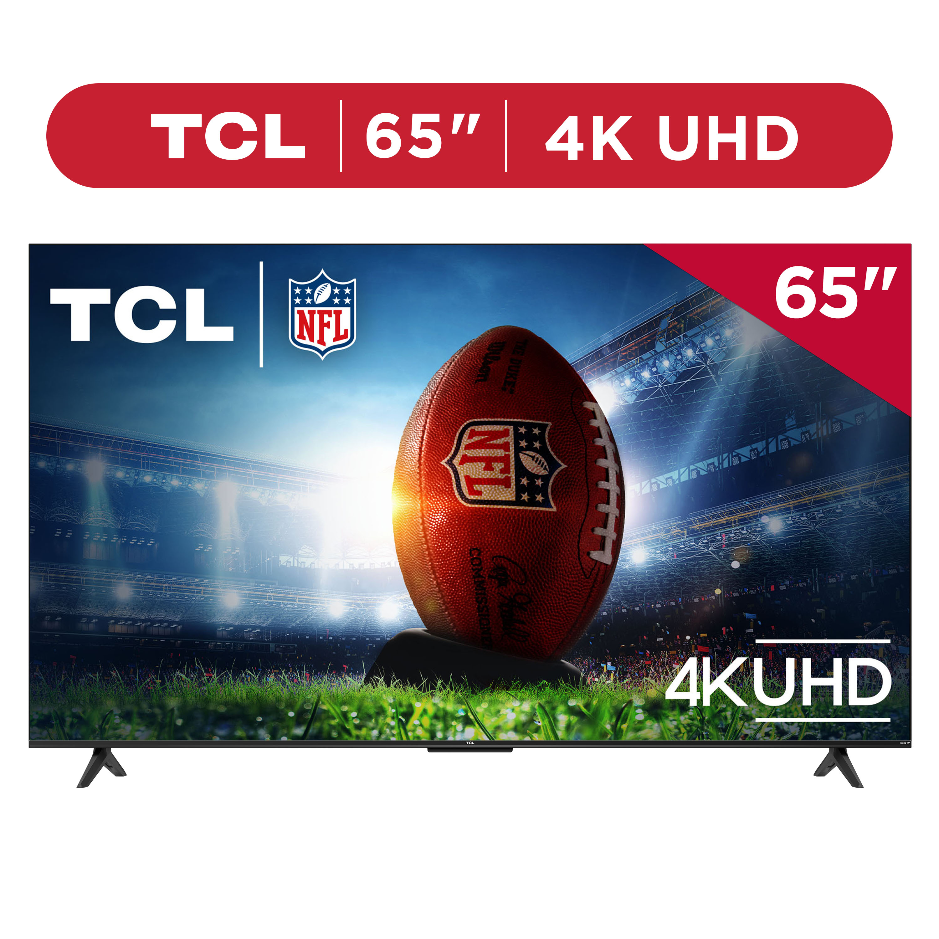 TCL 65” Class S4 (65S451) 4K UHD HDR Smart TV with Roku TV feature detail