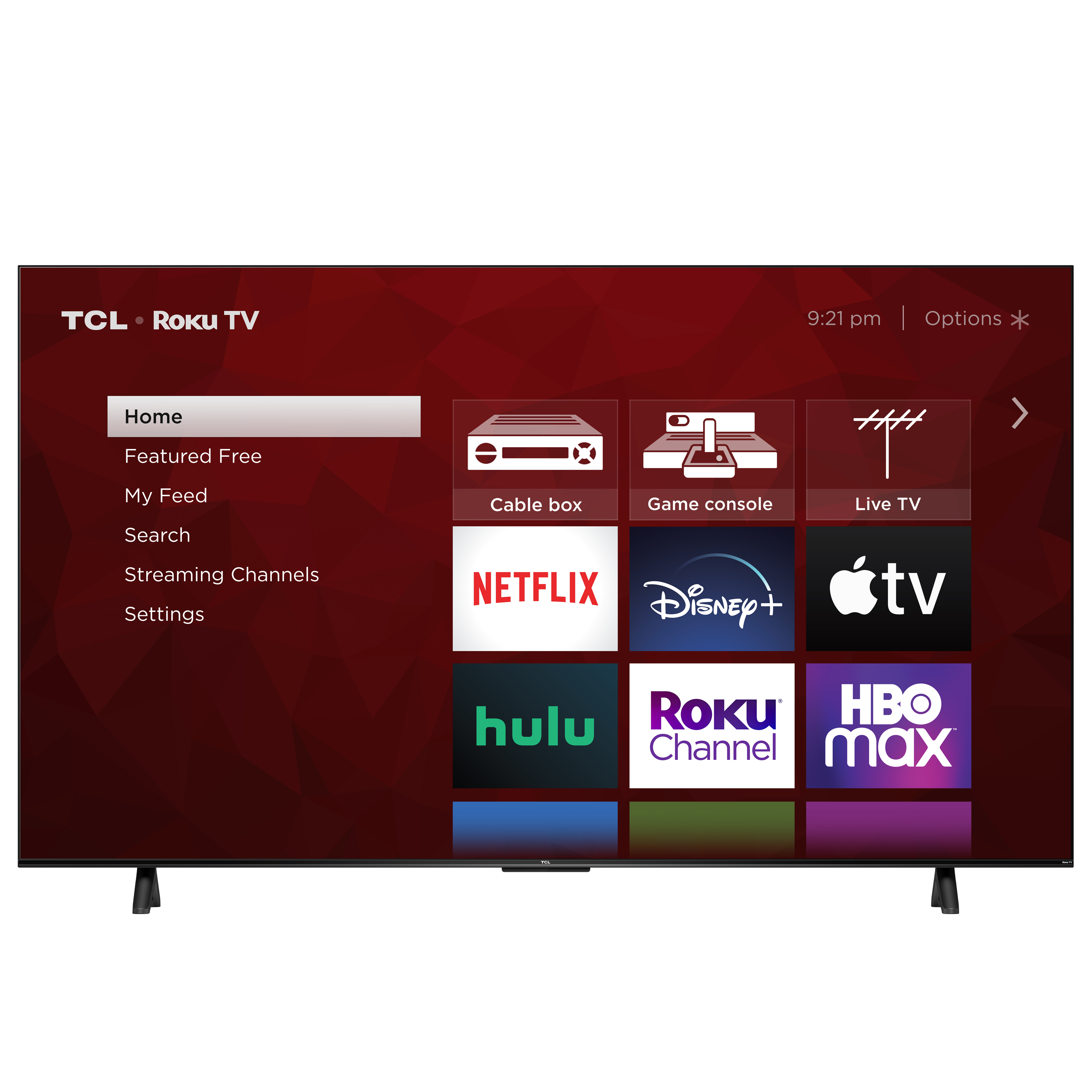 TCL 75” Class S4 (75S451) 4K UHD HDR Smart Roku TV feature detail